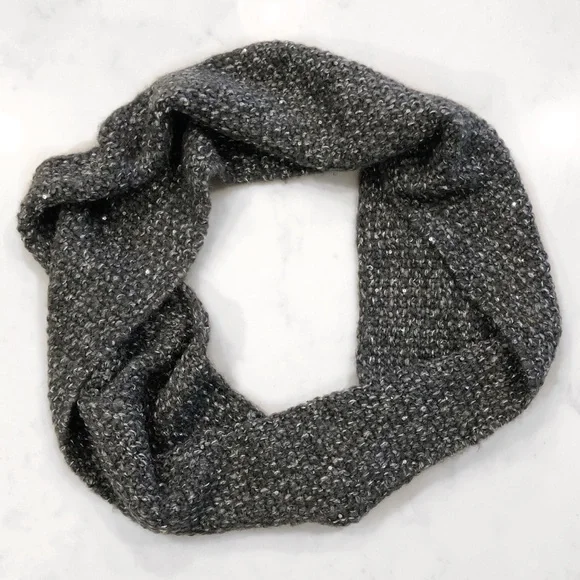 Genie by Eugenia Kim Sequin Cowl Scarf Charcoal OS - Picture 4 of 8